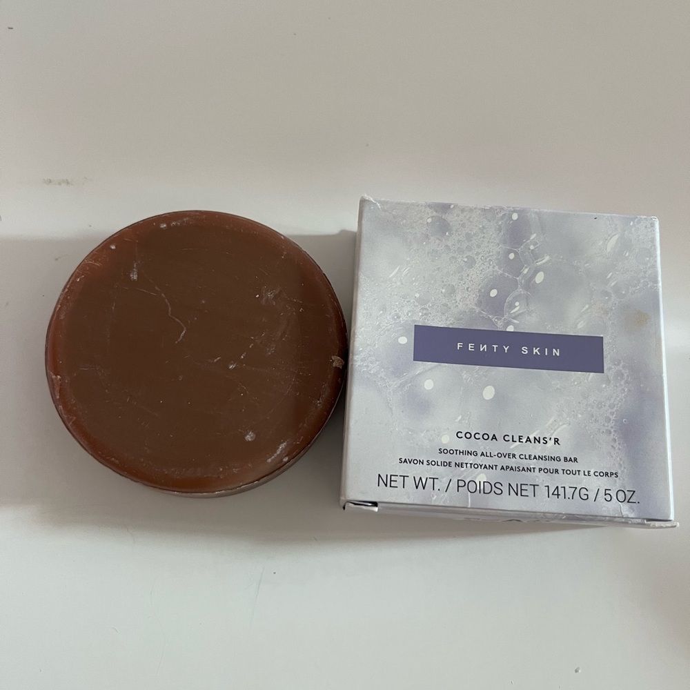 FENTY SKIN Cocoa Cleans'r Smoothing All-Over Cleansing Bar NEW NIB NWT